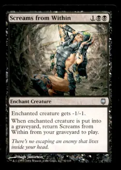 MTG Screams from Within LP Light Play Darksteel [3426] - Image 1