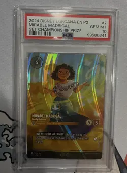 Lorcana Mirabel Madrigal Family Gatherer | Championship Prize Promo | PSA 10 - Image 1