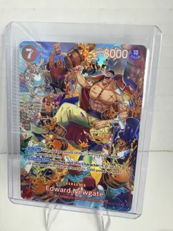 Edward.Newgate One Piece CCG ST15-002 Special Full Art Holo 8000 Power Card - Image 2