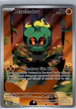 Marshadow 146/132 ME01: Mega Evolution - Pokemon Card - NM - Image 1