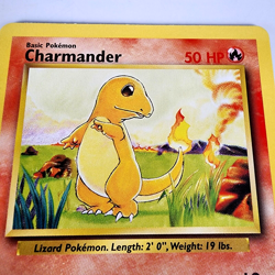 Pokemon TCG Charmander 46/102 Regular Unlimited Common Card Pokemon Base Set . - Image 3