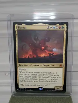 MTG Tiamat AFR 235 - Dragon God Magic The Gathering List Card - Image 1