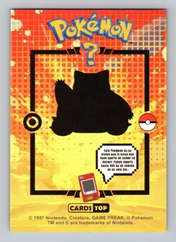 Pokemon Card - Snorlax 143 - Card Tops - Pokedex Database 2024 - Image 2