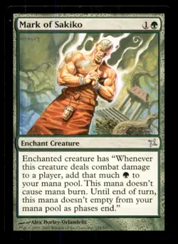 MTG Mark of Sakiko LP Light Play Betrayers of Kamigawa [3449] - Image 1