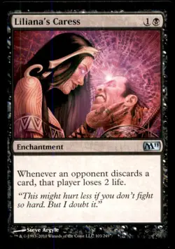 MTG Liliana's Caress LP Light Play Magic 2011 [3364] - Image 1