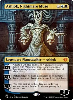 X 1 Ashiok, Nightmare Muse NM-M Theros Beyond Death 256 MTG Magic The Gathering - Image 1