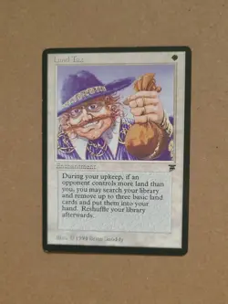 Land Tax Legends 1994 Regular Uncommon MtG Magic the Gathering LP - Image 1