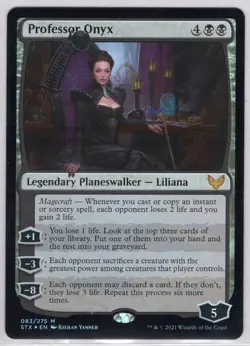 1x Professor Onyx *Foil* - Strixhaven: School of Mages - Near Mint - Image 1