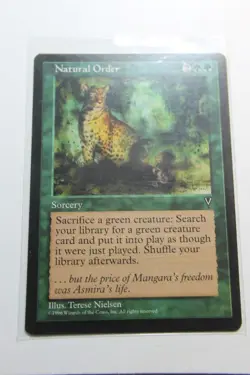 MTG Natural Order x1- -Visions-Lightly Played - Image 1