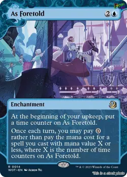 As Foretold [WOT - 14] - NM [Foil] TCG MTG - Image 1