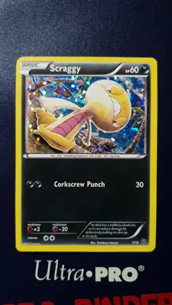 Pokemon TCG SCRAGGY HOLO 7/12 McDonalds EU Promo Set 2016 (MCD16) ENGLISH Card - Image 1