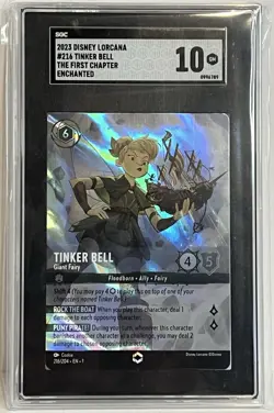 Disney Lorcana Tinker Bell 216/204 PSA 10 Enchanted - The First Chapter - Image 2