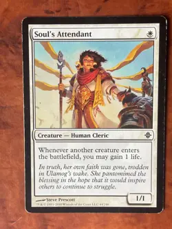 Soul's Attendant MTG Magic the Gathering Card LP Lightly Played Roe - Image 1