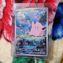Clefairy Full Art Holo Card Journey Together 094/088 70 HP Pokemon TCG - Image 1