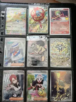 Pokemon TCG Riolu Leafeon EX Gardevoir EX 9 Holo Cards - Image 3