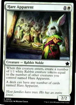Hare Apparent Foil – Foundations 15 FDN • C - Image 1