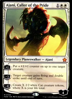 Ajani, Caller of the Pride – Foundations 134 FDN • M - Image 1