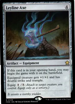 Leyline Axe – Foundations 129 FDN • R - Image 1