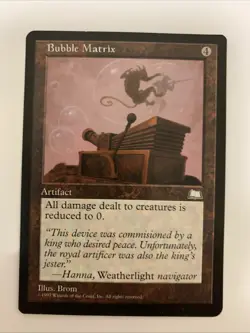 MTG NM Bubble Matrix Weatherlight Free Shipping in The US With Tracking - Image 1