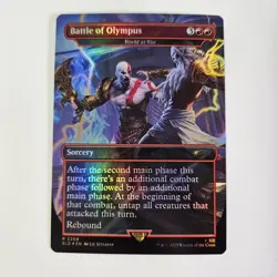 World At War Foil Battle Of Olympus Secret Lair X God Of War: Greek MTG - Image 1