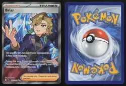 Briar 163/142 Full Art Ultra Rare Stellar Crown Pokemon English NM - Image 3
