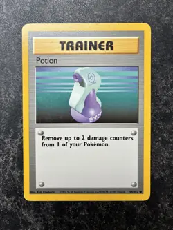 Potion - 94/102 - Common - Unlimited Edition - Pokemon WOTC Base Set - Image 1