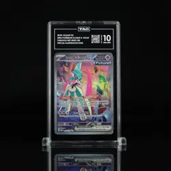 Pokemon Iron Valiant ex SIR 2023 Paradox Rift #249 TAG 10 Gem Mint! - Image 3