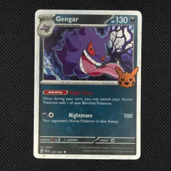 Gengar (Cosmos Holo) 057/091 Holo Trick or Trade BOOster 2024 Pokemon LP Holo - Image 1