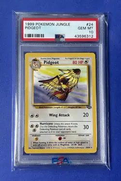 1999 Pokemon Jungle Pidgeot #24 PSA 10 GEM MT - Image 1