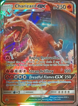 The Pokemon Company Charizard GX SM Promo Full Art Holo SM195 250HP - Image 1