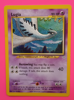 POKEMON LUGIA 20/64 NEO-REVOLUTION Unlimited Rare LP with large EDGE DING 2001 - Image 1