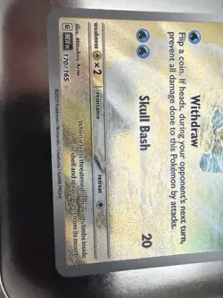 Pokemon Squirtle Holo Full Sir 170/165 Sv: Scarlet & Violet 151 NM EXCELLENT - Image 3