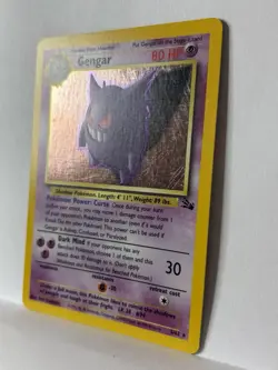 Gengar 18/100 Fossil Unlimited Holofoil Pokemon TCG - LP/NM - Image 3