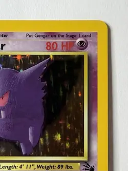 Gengar 18/100 Fossil Unlimited Holofoil Pokemon TCG - LP/NM - Image 5