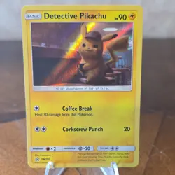 Pokemon Detective Pikachu SM190 Promo Holo - Image 1