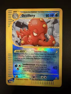 Pokemon TCG Octillery 26/147 Aquapolis Reverse Holo Rare - Image 1