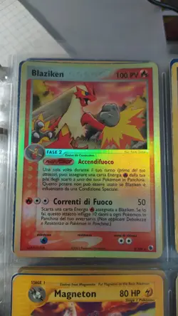 Blaziken (Firestarter) Rev Holo 3/109 EX Rubino & Zaffiro Pokemon TCG - Image 1