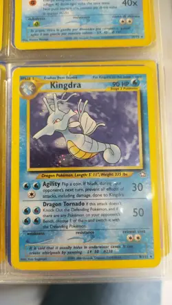 Kingdra Holo 8/111 Neo Genesis Pokemon TCG ENG - Image 1