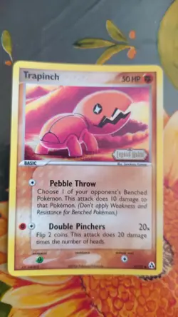 Trapinch Holo Logo 67/92 Legend Maker Pokemon TCG ENG - Image 1