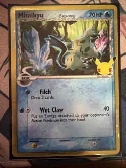 Pokemon Mimikyu SWSH136 Promo Celebrations Sword Shield Delta Species - Image 1