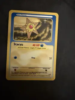 2004 Pokemon TCG Funskool Staryu RARE FIND INDIA POKEMON TCG - Image 1