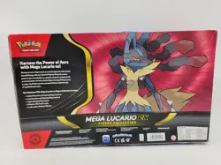 NEW Pokemon TCG Mega Lucario ex Premium Figure Collection Box Factory Sealed - Image 2