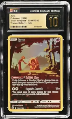 2022 POKEMON S&S SILVER TEMPEST #TG04 FULL ART/JYNX CGC 10 PRISTINE *POP 1* - Image 1