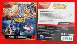 2 x Pokemon SURGING SPARKS Bundle of 6 boosters total 12 boosters - Image 2