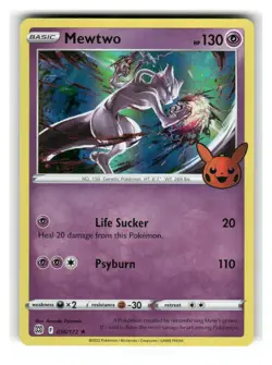 Mewtwo 056/172 Holo Promo Trick or Trade BOOster Pokemon Holo Near Mint - Image 1