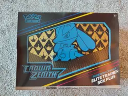 Pokemon Center Exclusive Crown Zenith ETB Elite Trainer Box Plus Factory Sealed - Image 1