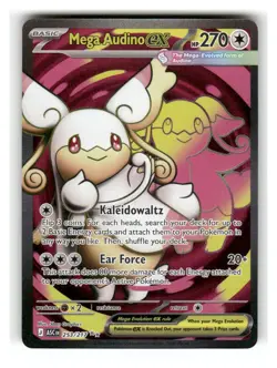 Mega Audino ex 253/217 Ultra Rare Ascended Heroes Pokemon Near Mint - Image 1