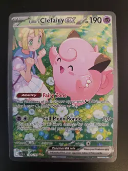 Pokemon TCG Lillie's Clefairy EX Sir 184/159 Journey - Image 1
