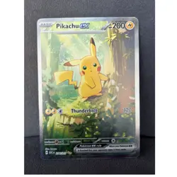Pokemon Company Pikachu ex 276/217 Surging Sparks SIR Holo HP 200 ENG - Image 1