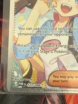 Pokemon TCG Holo Rosa’s Encouragement Trainer SIR 123/088 Perfect Order NM - Image 4